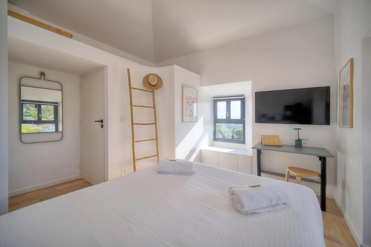 Immogroom - Superbe Villa - Piscine - Vue Mer - Parking - Clim Vallauris Ngoại thất bức ảnh